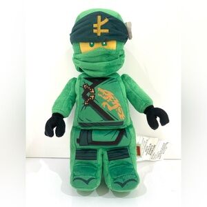 Manhattan Toy Lego Ninjago Lloyd Plush Green Ninja Warrior Stuffed Doll 14"